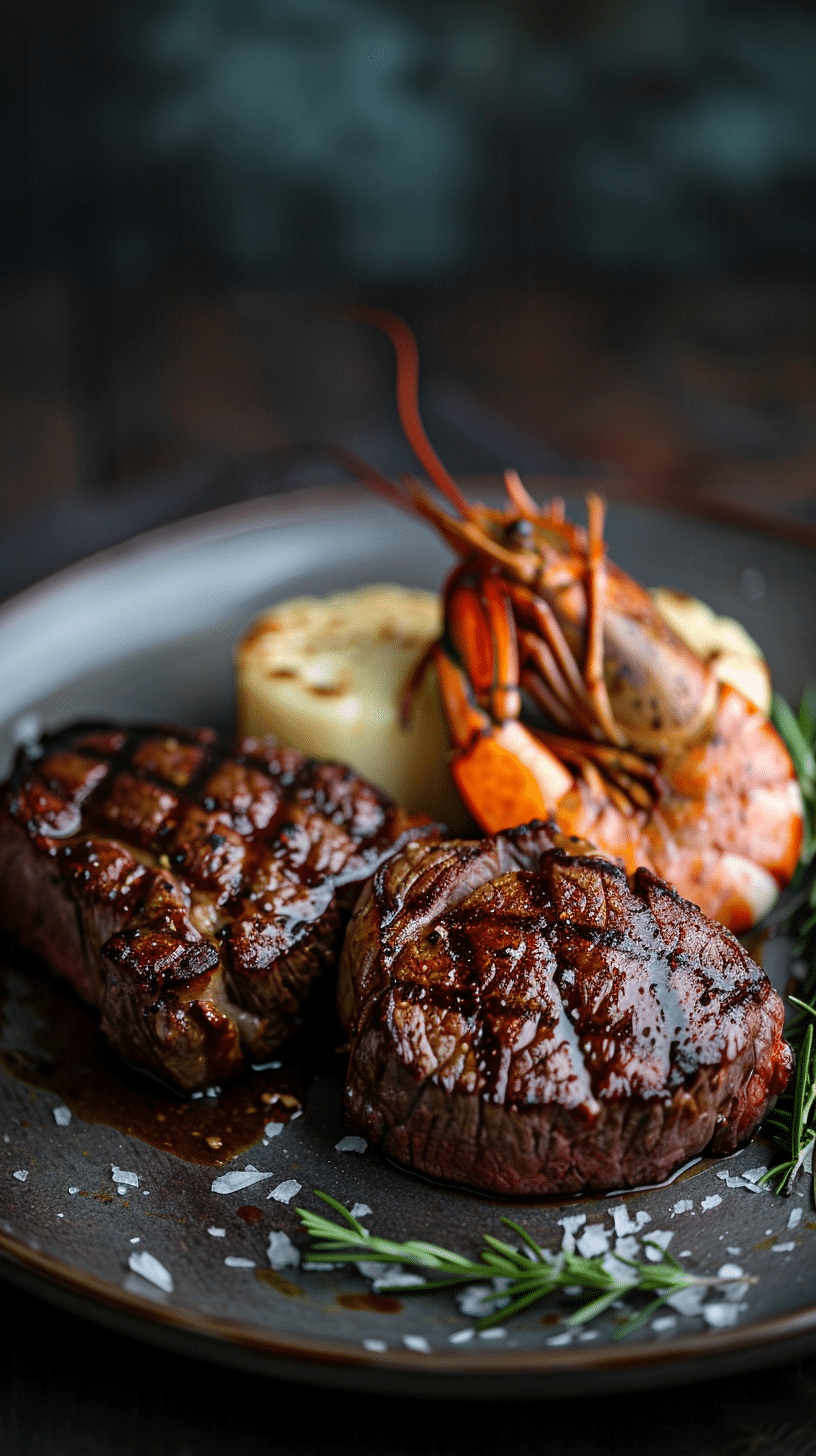 Aruba Private Chef - Surf & Turf Menu